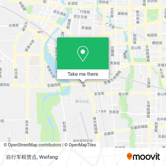 自行车租赁点 map