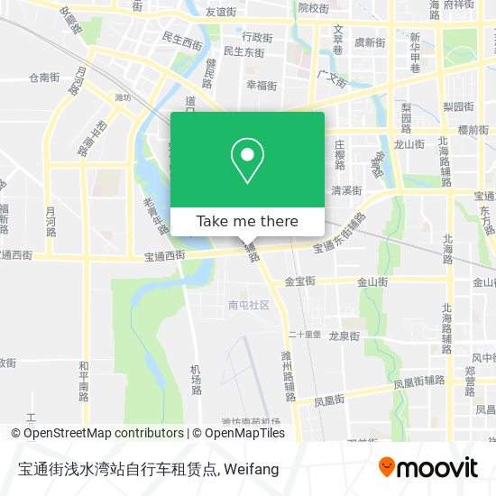 宝通街浅水湾站自行车租赁点 map