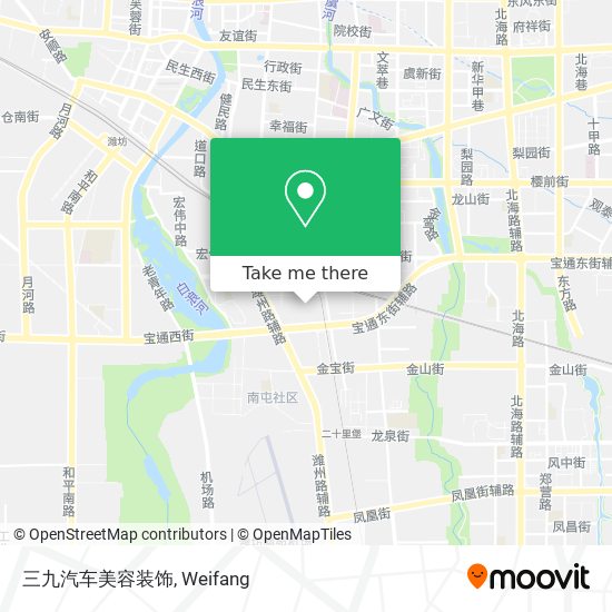 三九汽车美容装饰 map