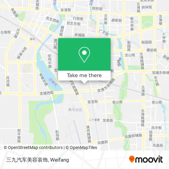 三九汽车美容装饰 map