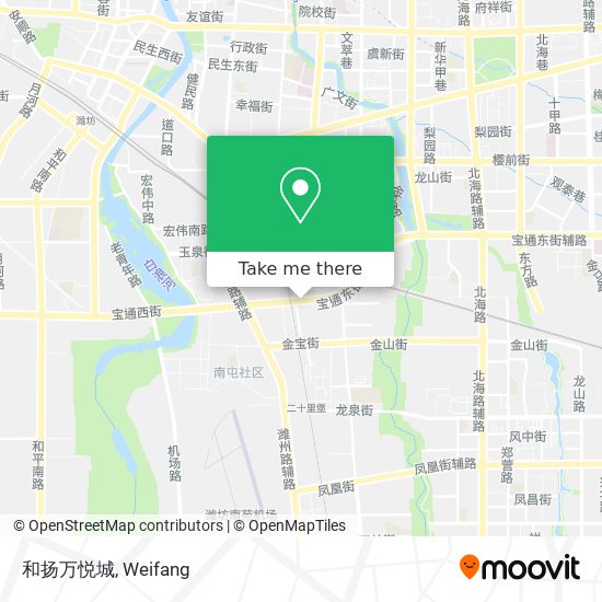 和扬万悦城 map