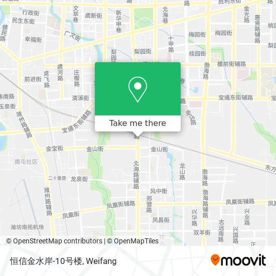 恒信金水岸-10号楼 map