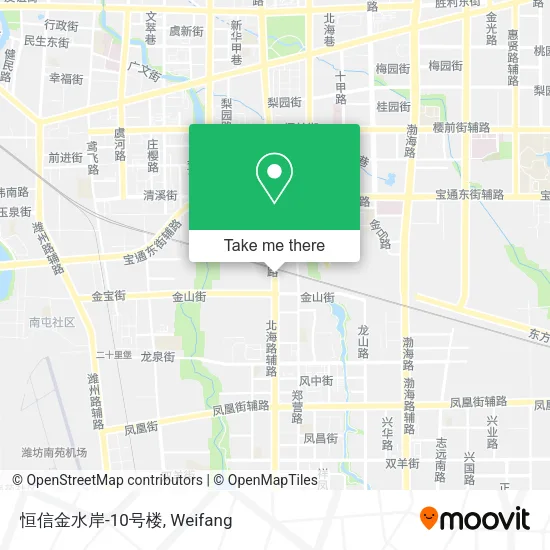 恒信金水岸-10号楼 map
