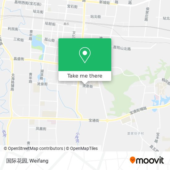 国际花园 map