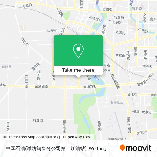 中国石油(潍坊销售分公司第二加油站) map