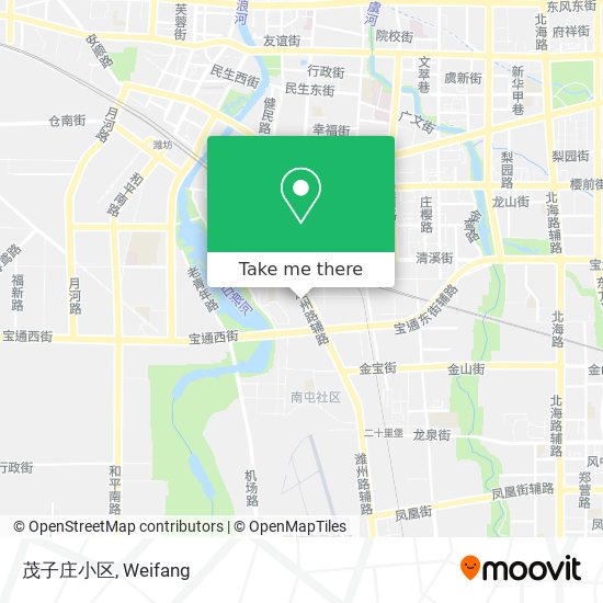 茂子庄小区 map