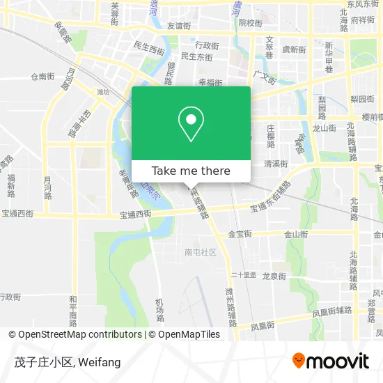 茂子庄小区 map