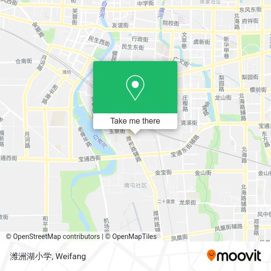 潍洲湖小学 map