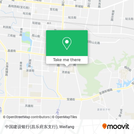 中国建设银行(昌乐府东支行) map