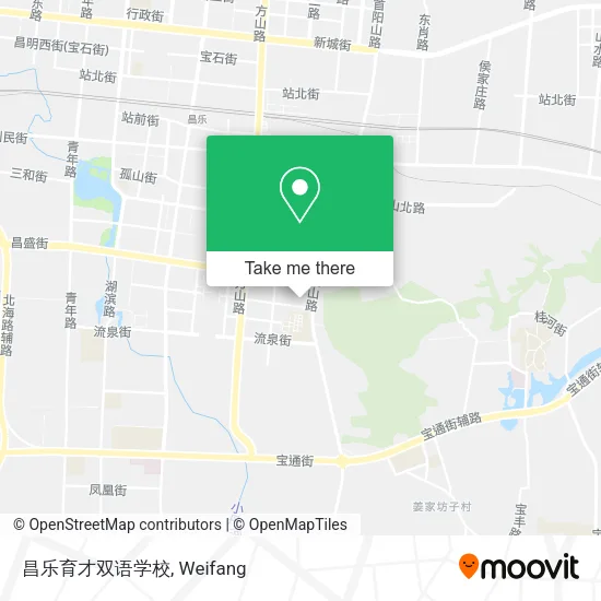 昌乐育才双语学校 map