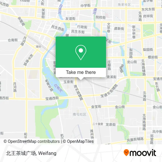 北王茶城广场 map