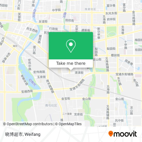 晓博超市 map
