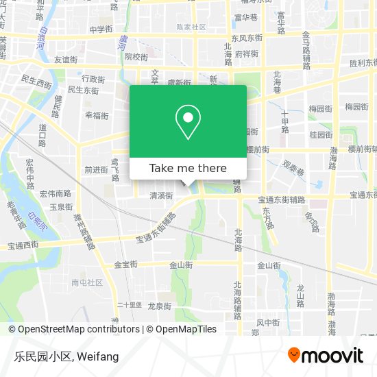 乐民园小区 map