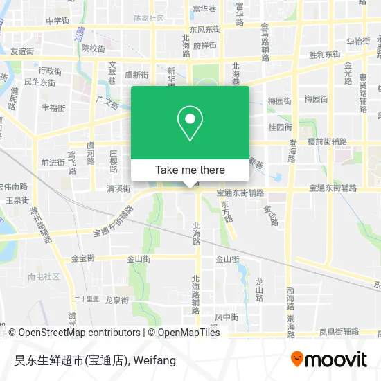 昊东生鲜超市(宝通店) map