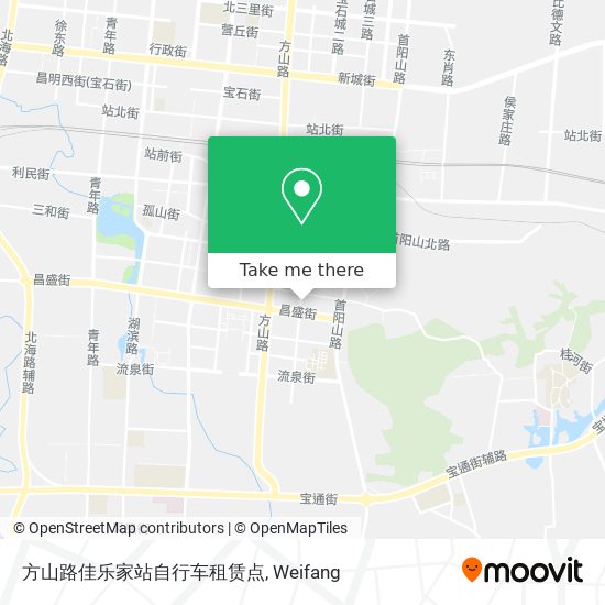 方山路佳乐家站自行车租赁点 map