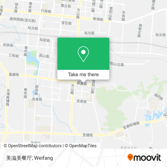 美滋美餐厅 map