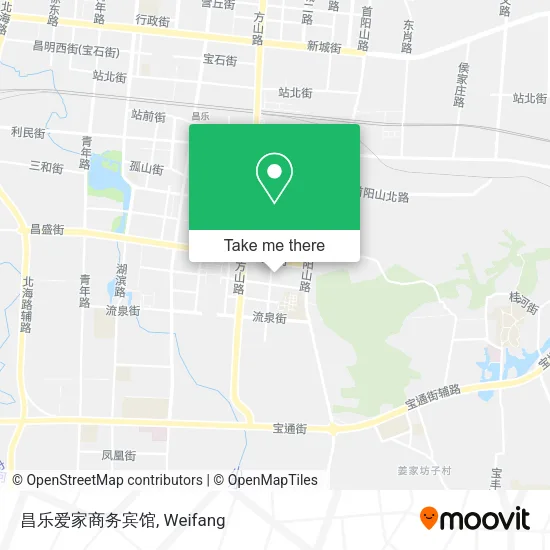 昌乐爱家商务宾馆 map