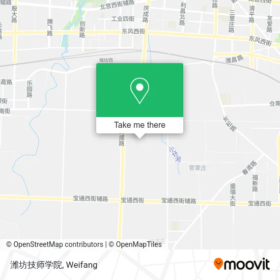 潍坊技师学院 map