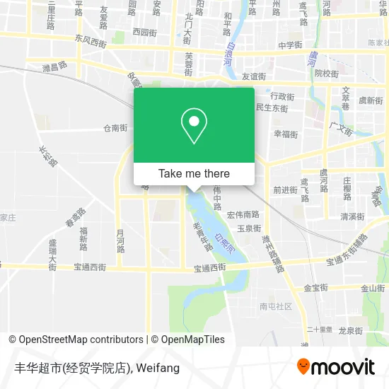 丰华超市(经贸学院店) map