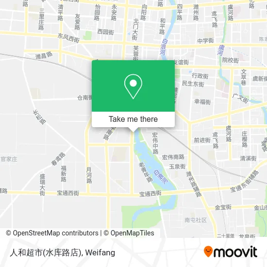 人和超市(水库路店) map
