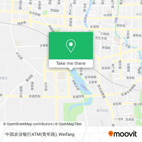 中国农业银行ATM(青年路) map