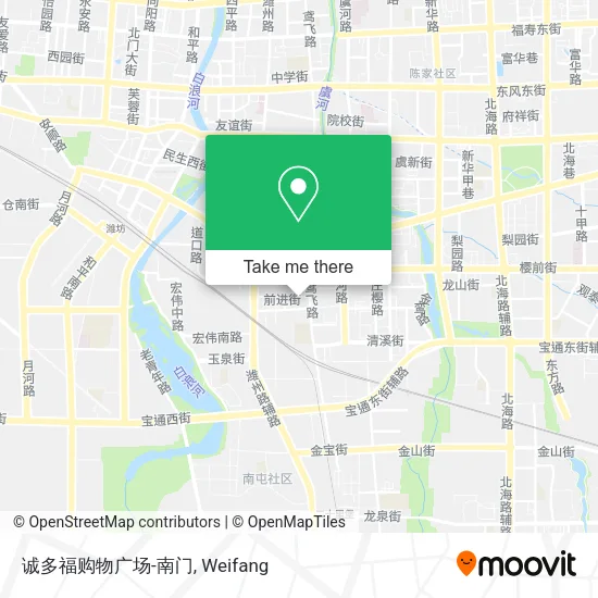 诚多福购物广场-南门 map