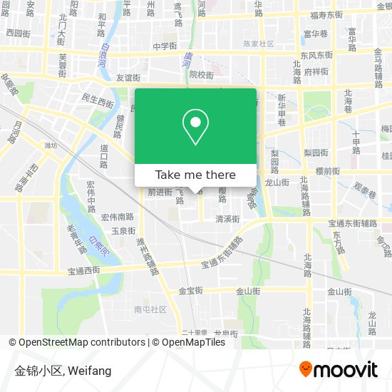 金锦小区 map