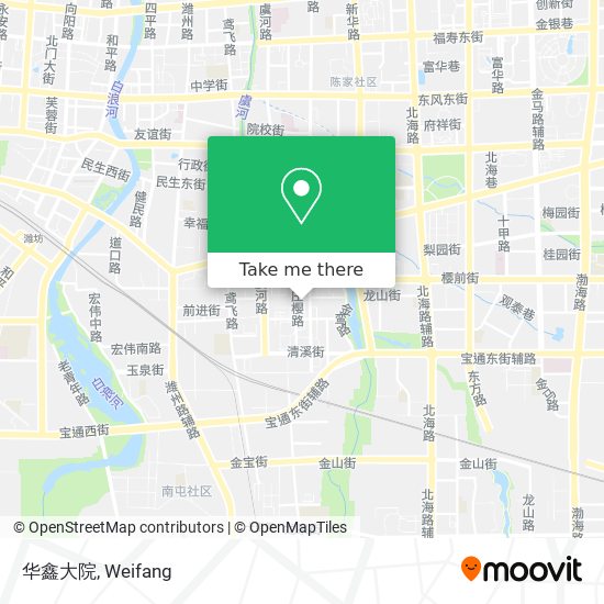 华鑫大院 map