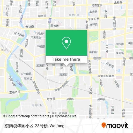 樱南樱华园小区-23号楼 map
