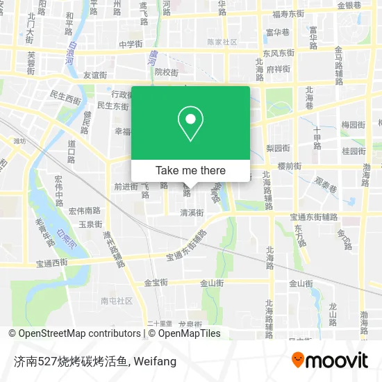 济南527烧烤碳烤活鱼 map