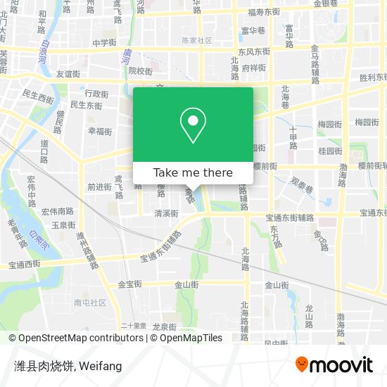 潍县肉烧饼 map
