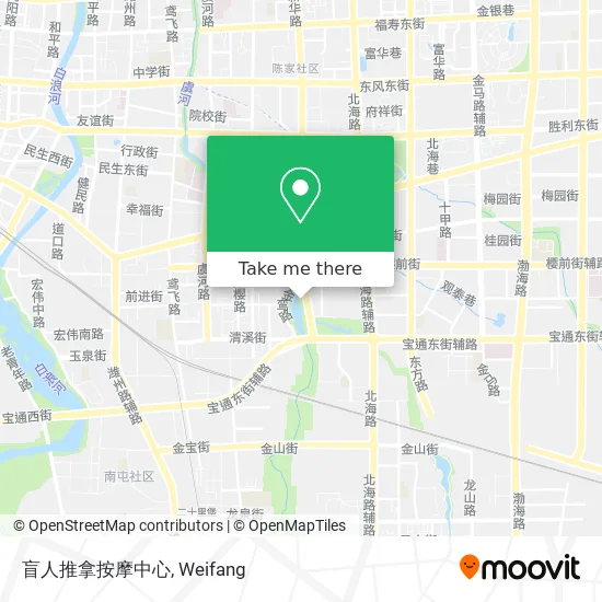 盲人推拿按摩中心 map