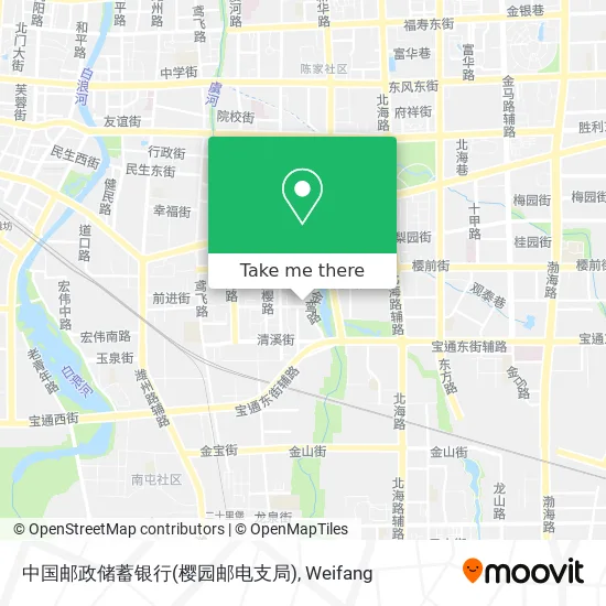 中国邮政储蓄银行(樱园邮电支局) map