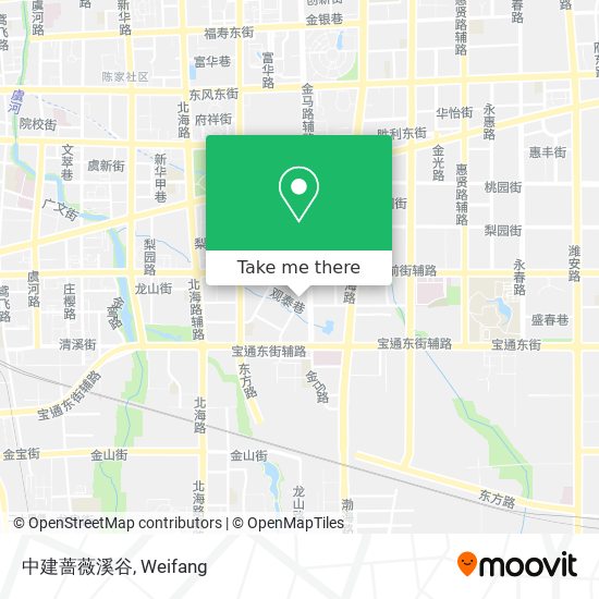 中建蔷薇溪谷 map