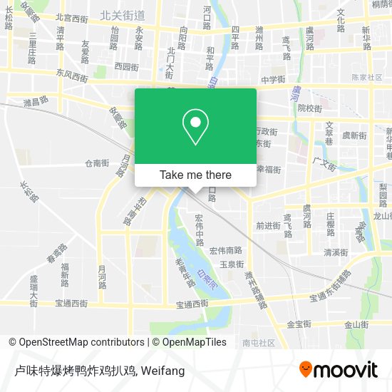 卢味特爆烤鸭炸鸡扒鸡 map