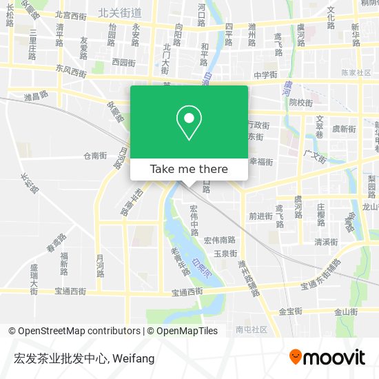 宏发茶业批发中心 map
