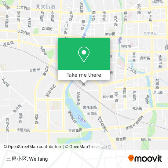 三局小区 map
