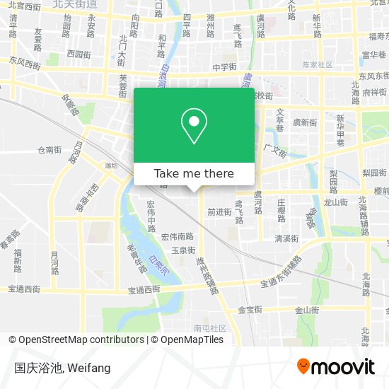 国庆浴池 map