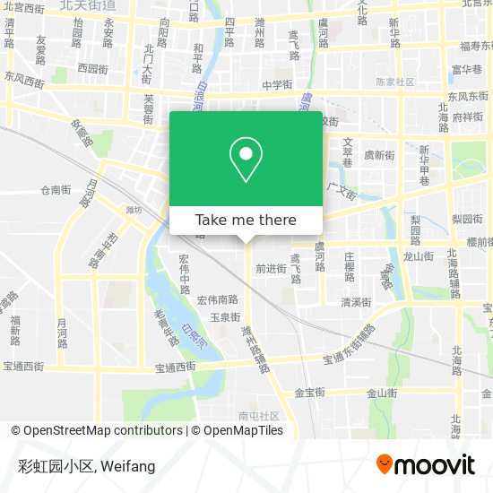 彩虹园小区 map