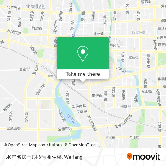 水岸名居一期-6号商住楼 map
