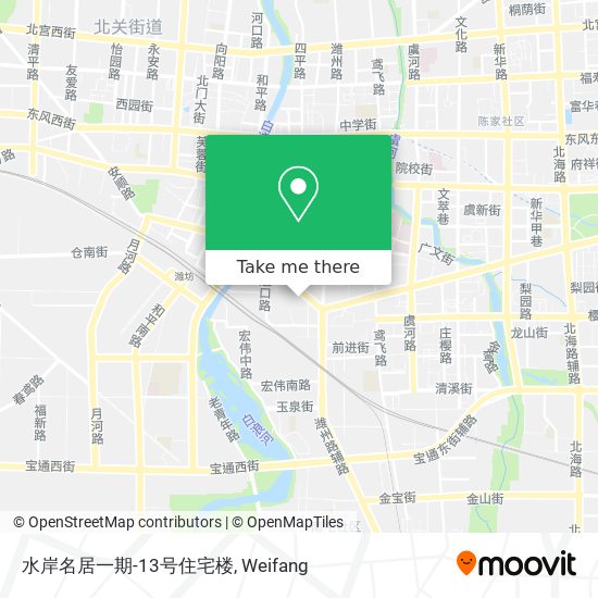水岸名居一期-13号住宅楼 map
