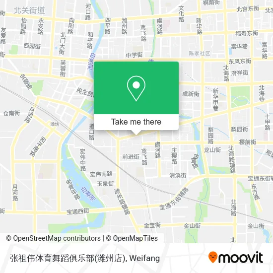 张祖伟体育舞蹈俱乐部(潍州店) map