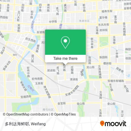 多利达海鲜邨 map