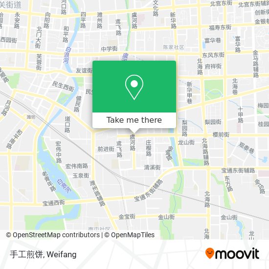 手工煎饼 map