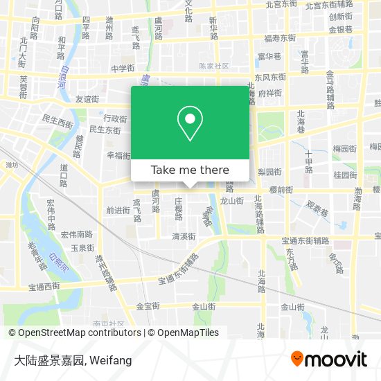 大陆盛景嘉园 map