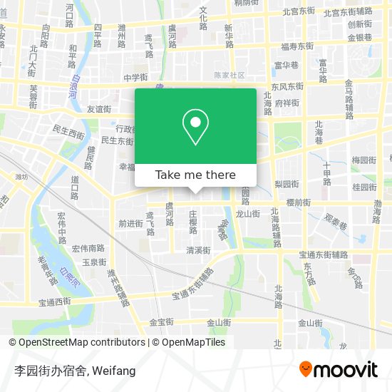 李园街办宿舍 map