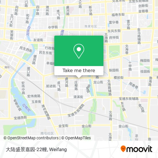 大陆盛景嘉园-22幢 map