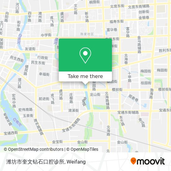 潍坊市奎文钻石口腔诊所 map
