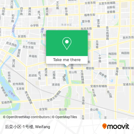 后栾小区-1号楼 map