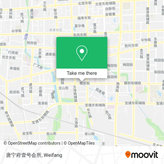唐宁府壹号会所 map